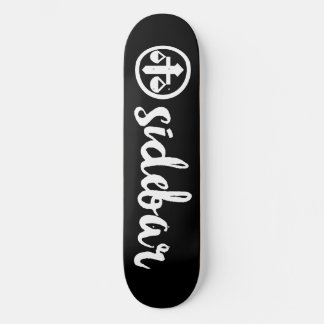 Skateboard Plaque de logo officielle du panneau latéral