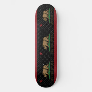 Skateboard Plat de diamant noir de République de la