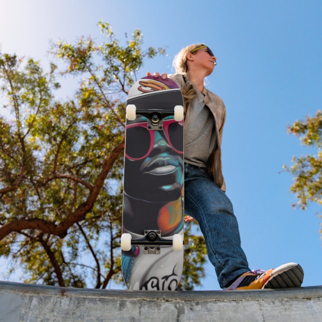 Skateboard Plataforma de skate - Street graffiti art Hip Hop  (Extérieur 1)
