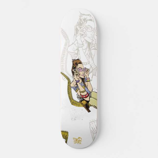 Skateboard Plate-forme atomique de patin de cowboy (Recto)