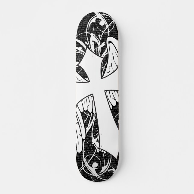 Skateboard Plate-forme croisée à ailes de planche à roulettes (Devant)