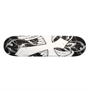 Skateboard Plate-forme croisée à ailes de planche à roulettes