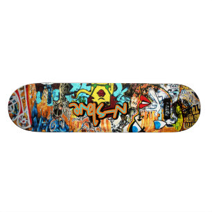 Skateboard plate-forme de graffiti de rue de n-s1ave