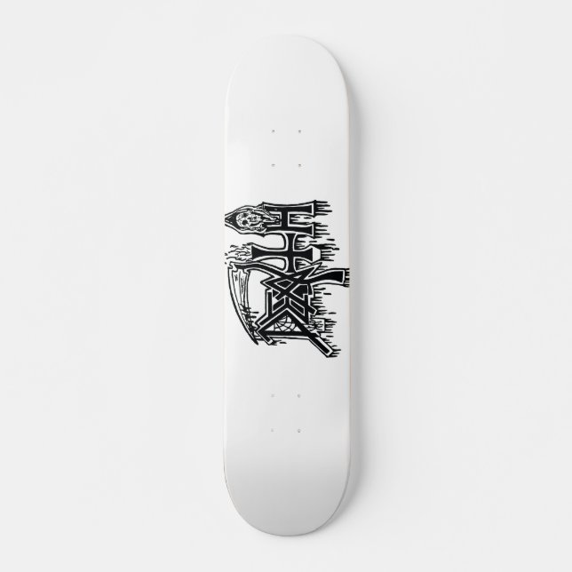 Skateboard Plate-forme de logo de vieille école (Devant)
