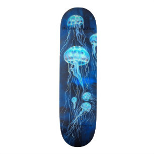Skateboard Plate-forme de patin de méduses de crâne