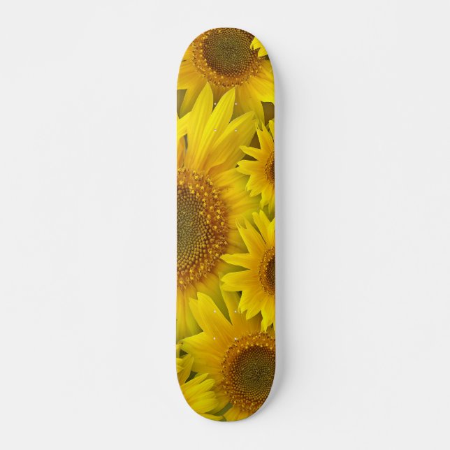 Skateboard Plate-forme de planche à roulettes de tournesol (Devant)
