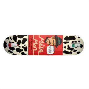 Skateboard Plate-forme de planche à roulettes d'homme de lait