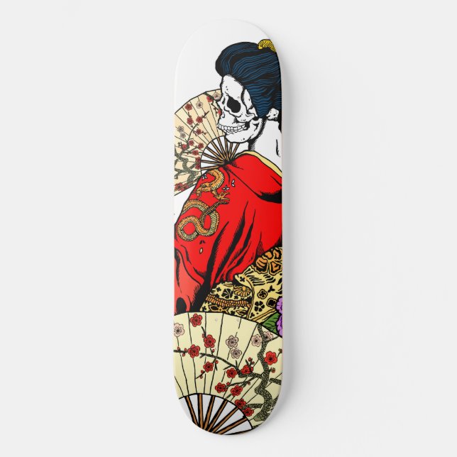 Skateboard Plate-forme de squelette de geisha (Recto)