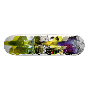 Skateboard PLATE-FORME d'OURS de SURF de CRE8orDIE