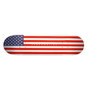 Skateboard Plate-forme faite sur commande patriotique de