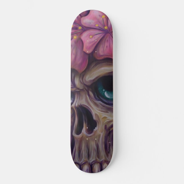Skateboard plate-forme girly de patin de crâne (Recto)
