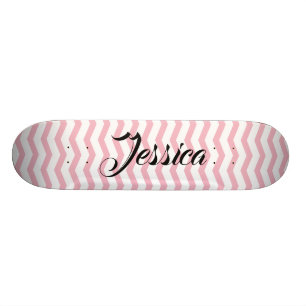 Skateboard Plate-forme rose girly faite sur commande de