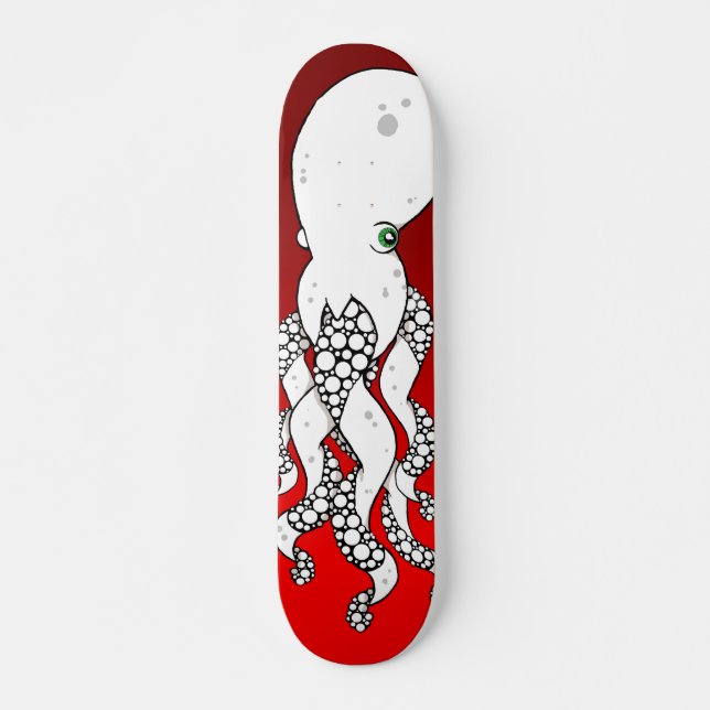 Skateboard Plate-forme (rouge) de planche à roulettes de (Devant)