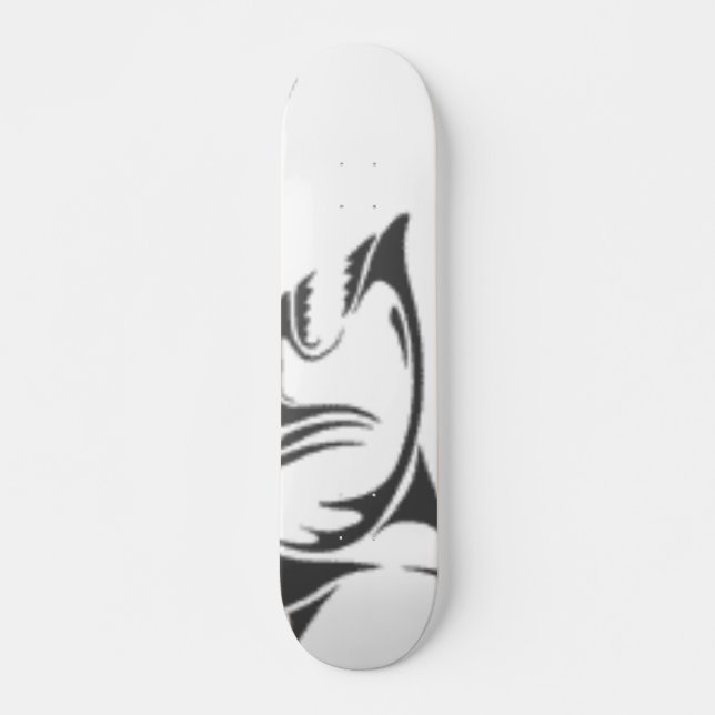 Skateboard plate-forme tribale de requin (Devant)