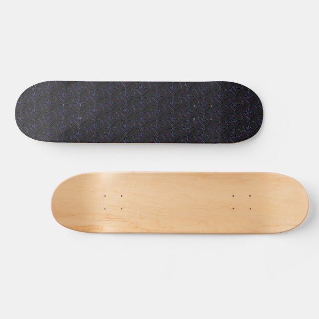Skateboard Plateau de planche à roulettes Heart Check (Horz)