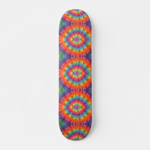 Skateboard Plateau de planche à roulettes Tie Dye Eyes