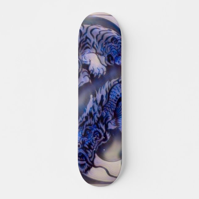 Skateboard Plateau de Tigre Dragon De Tige Urbain Souterrain (Devant)
