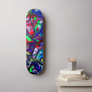 Skateboard Plateau Retro Liquid
