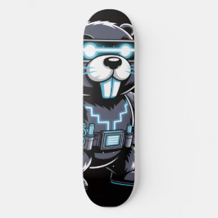 Skateboard Plateforme de skate Techno-Castor Cyberpunk