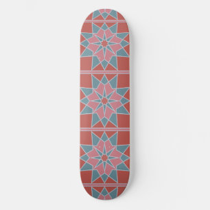 Skateboard Platines motif en mosaïque