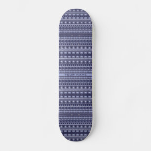 Skateboard Platins Motifs Aztec personnalisés
