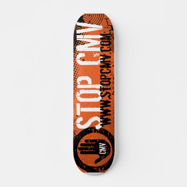 Skateboard-Plattform des EndCMV Skateboard (Vorne)