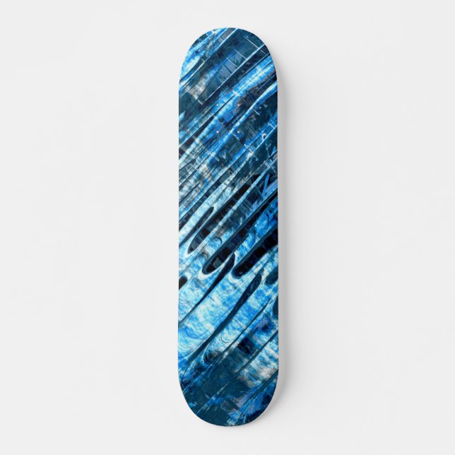 Skateboard Pluie bleue (Devant)
