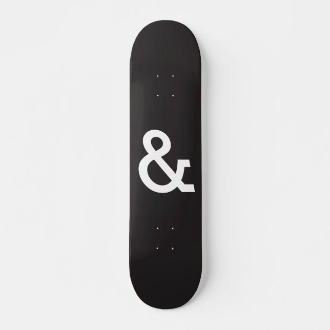 Skateboard Poètes et voleurs "noir du nom" (Devant)