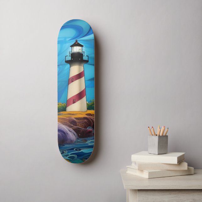 Skateboard Point phare (Art mural)