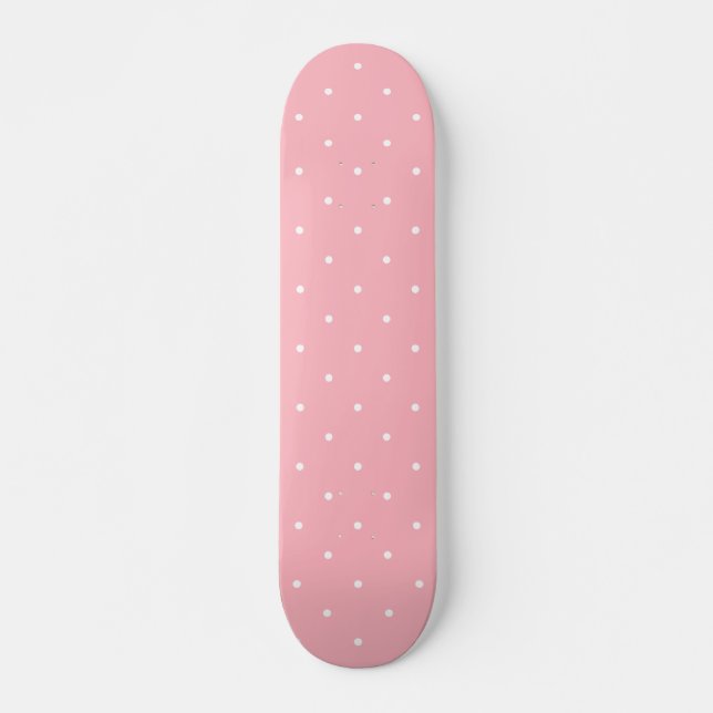 Skateboard Point Polka rose Cinquante (Devant)