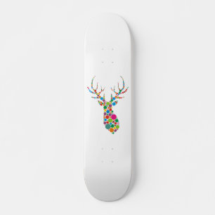 Skateboard Points de couleur cerf