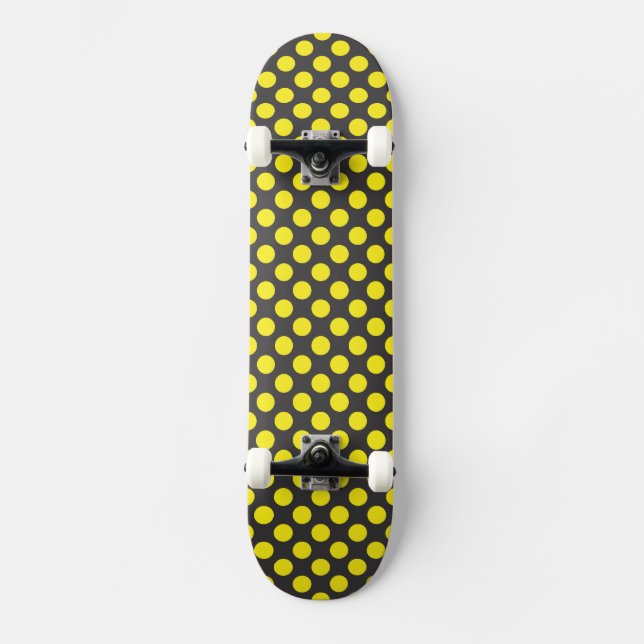 Skateboard points jaunes (Recto)