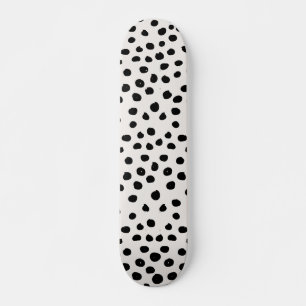 Skateboard Points posters de animaux Noir Et Blanc Dalmatie