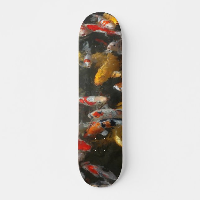 Skateboard Poissons de Koi (Devant)