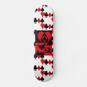 Skateboard POKER NOUVEAU pixelat ORIGINAL par Masanser