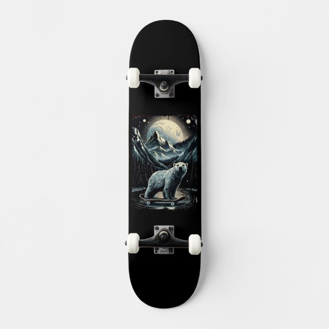 Skateboard Polar Bear (Recto)
