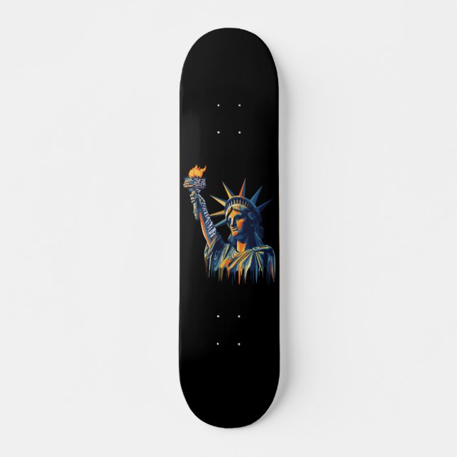 Skateboard Political Protest liberty  (Devant)