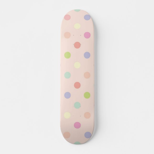 Skateboard Polka dot (Devant)