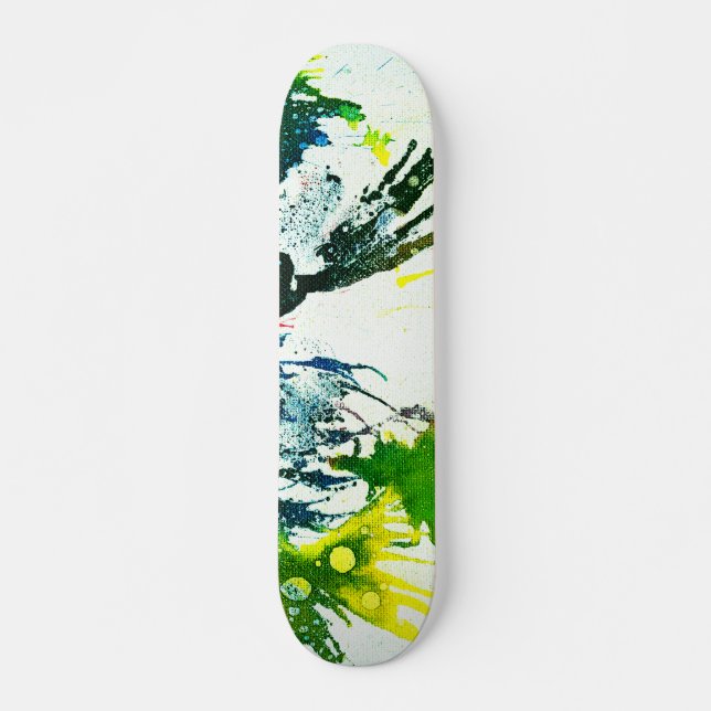 Skateboard Polychromoptique #2B par Michael Moffa (Devant)