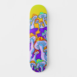 Skateboard Polymorph Psychedelic Champhroom Mountain Skateboa