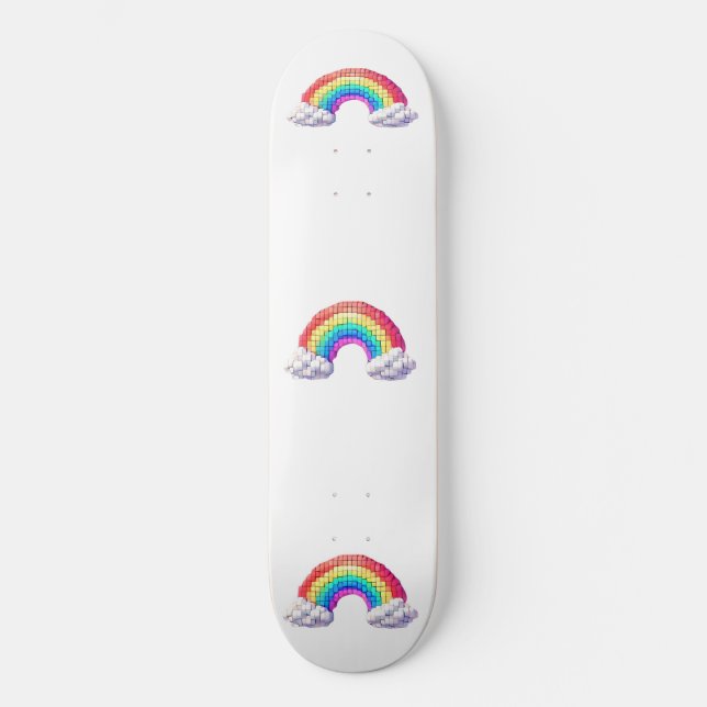 Skateboard Pont Arc En Ciel Vers Les Rêves (Recto)