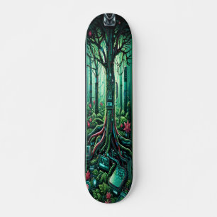 Skateboard "Pont de croissance cybernétique"