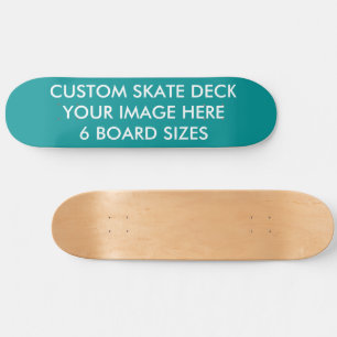Skateboard PONT DE PATINAGE PERSONNALISÉ 8 Patins TURQUOISES