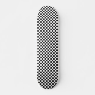 Skateboard Pont de planche à roulettes noir et blanc