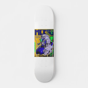 Skateboard pont de skate inspiré de gundam