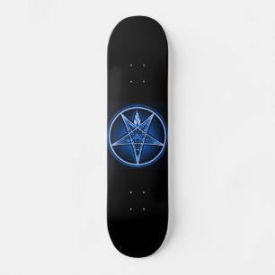 Skateboard Pont de Sorcière Côté Ouest - Baphomet Métallique 