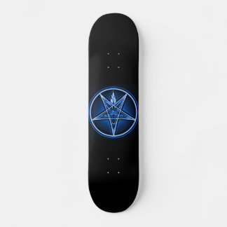 Skateboard Pont de Sorcière Côté Ouest - Baphomet Métallique 
