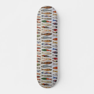 Skateboard Pont Fish Pattern