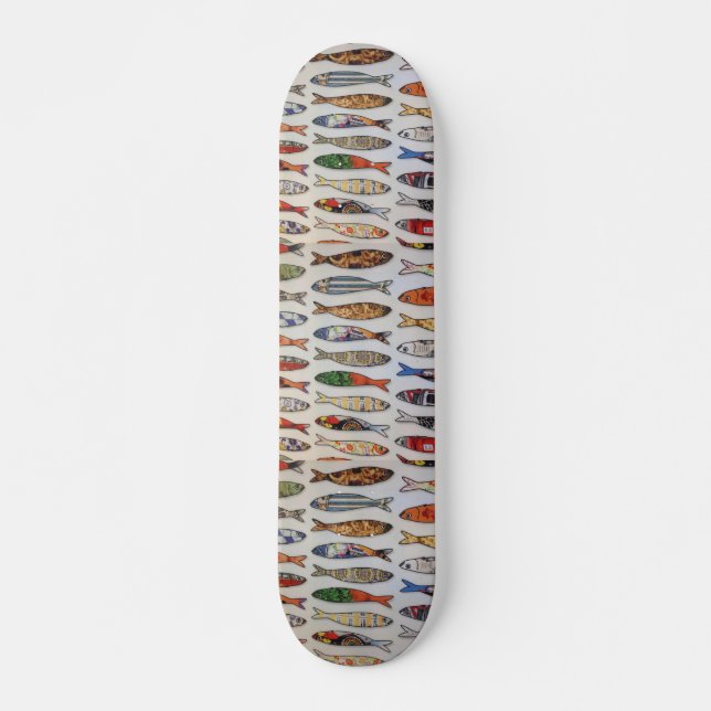 Skateboard Pont Fish Pattern (Devant)