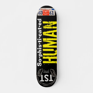Skateboard Pont HUMAIN SOPHISTIQUÉ DE 7¾ po